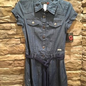? Guess size 7/8 denim girls dress.